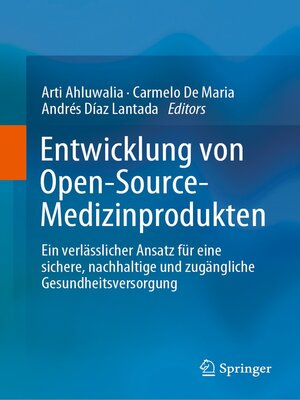 cover image of Entwicklung von Open-Source-Medizinprodukten